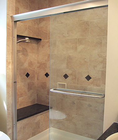 master bathroom shower ful